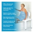 thumbnail image 4 of Carex Bath Universal Transfer Bench with Backrest, Adjustable Height, Supports up to 400 lbs, 4 of 9