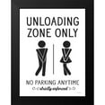 thumbnail image 2 of Lettered And Lined 19x24 Black Modern Framed Museum Art Print Titled - Unloading Zone Only, 2 of 5