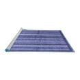thumbnail image 2 of Ahgly Company Machine Washable Indoor Rectangle Abstract Blue Modern Area Rugs, 6' x 9', 2 of 4