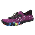thumbnail image 4 of Dakaela Water Shoes Men Women Barefoot Socks River Boating Fishing Diving Surfing Yoga Sneakers Purple 8, 4 of 5