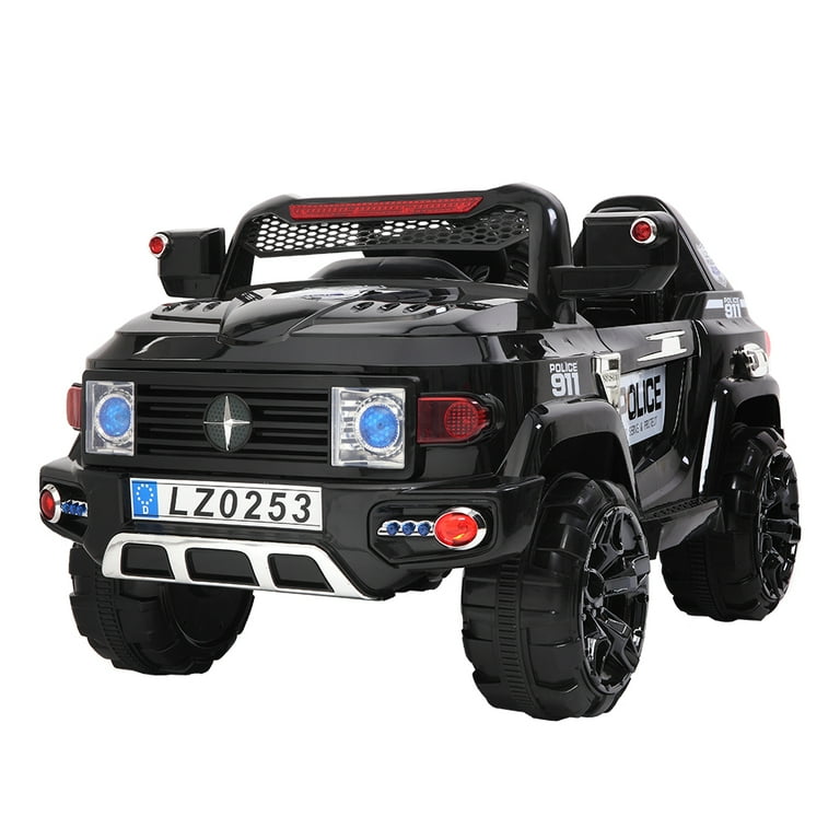 12 Volt Kids Ride on Police Car URHOMEPRO Kids Police Truck Ride