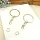 thumbnail image 2 of unbranded 50Ud Anillos Para Llaves Dorados En Metal Con Corto Y Acabado Plateado, 2 of 8