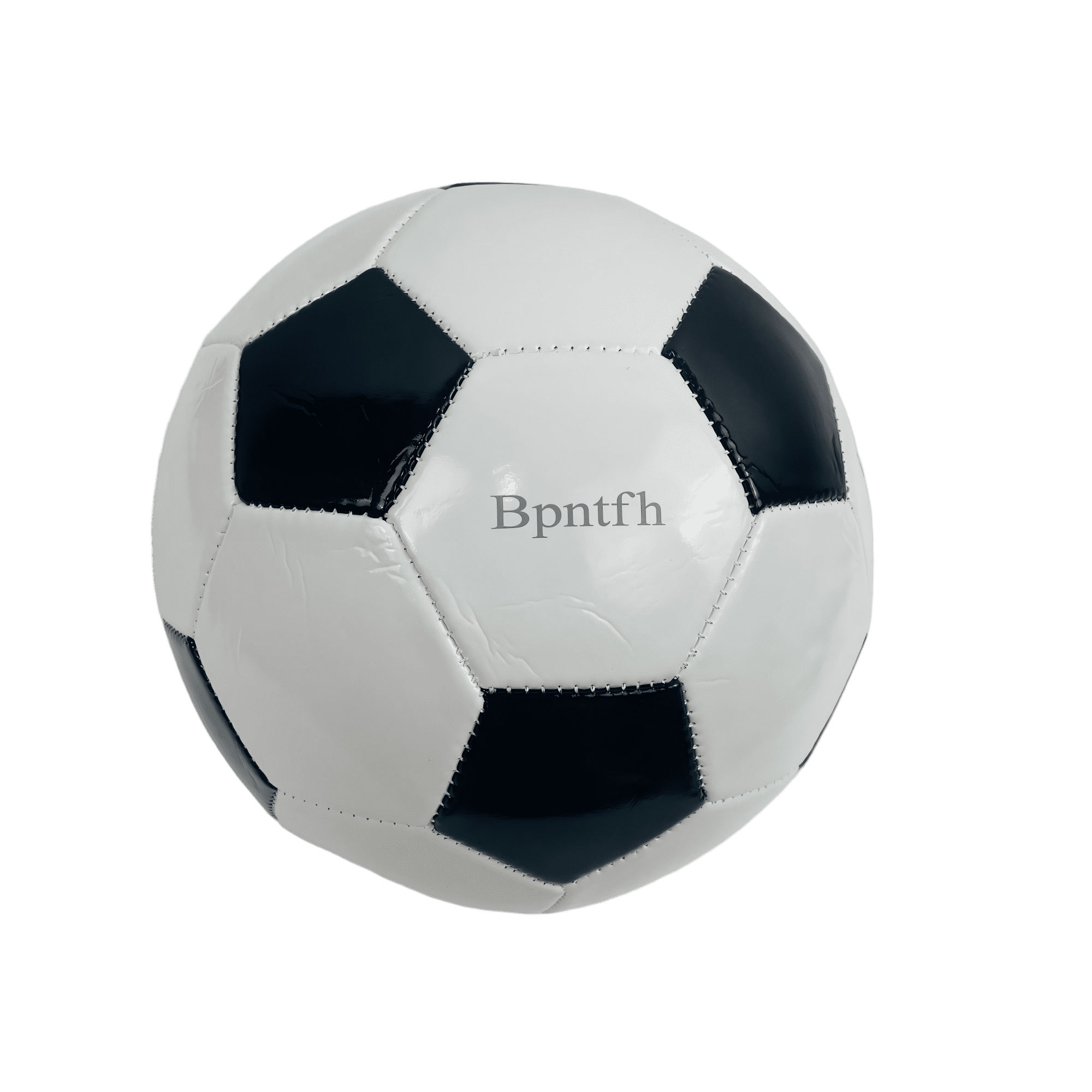 Bpntfh Sports Balls Soccer Ball Football Size 5 Training Ball Durable & Safe Classic Black & White