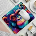 thumbnail image 2 of Monkey Printed Square Gaming Mouse Pad, 8.3x9.8 Inch Non-Slip Rubber Bottom Mousepad for Office and Gaming, 2 of 6
