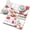 NO039, variant on Large Stone Dish Drying Mat for Kitchen Counter, 2 PCS Quick Dry Stone Dishes Mats, Foldable Water Absorbing Diatomaceous Earth Drying Pad for Countertop Bottles Utensils Cups(Floral 24"×16"&8"x4")