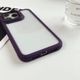 thumbnail image 6 of for iPhone 15 Plus Clear Phone Case, Phone Case with Built-in Acrylic Camera Stash Stand Shockproof & Scratch-Resistant Back Cover Kickstand for iPhone 15 Plus, Blue, 6 of 7