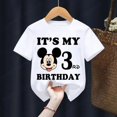 thumbnail image 5 of Camiseta de algodón para niños de Mickey Mouse, ropa para niños y niñas con números del 1 al 9 para cumpleaños de Disney, camiseta informal para bebés pequeños con dibujos animados kawaii, 5 of 5