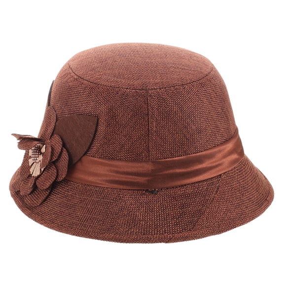 OFFIGAM Elegant Outdoor Hat Coffee 1Pack Breathable for Women Spring Summer Travel