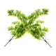 thumbnail image 4 of BRIGHTFUFU 2 PCS Plantas colgantes de pared artificial Decoración de pared de ratán, 4 of 8