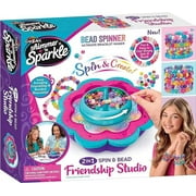 CRA-Z-Art Shimmer ‘N Sparkle 2-in-1 Spin & Bead Friendship Studio Bracelet Maker, Ages 8 and up