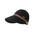 thumbnail image 2 of Hkoxplj Wide Brim Sun Hat for Women Ponytail Baseball Cap Soft Lightweight Quick Dry Breathable UV Protection Packable Foldable Travel Hat Summer Outdoor Adjustable Cap with Sweatband, 2 of 6