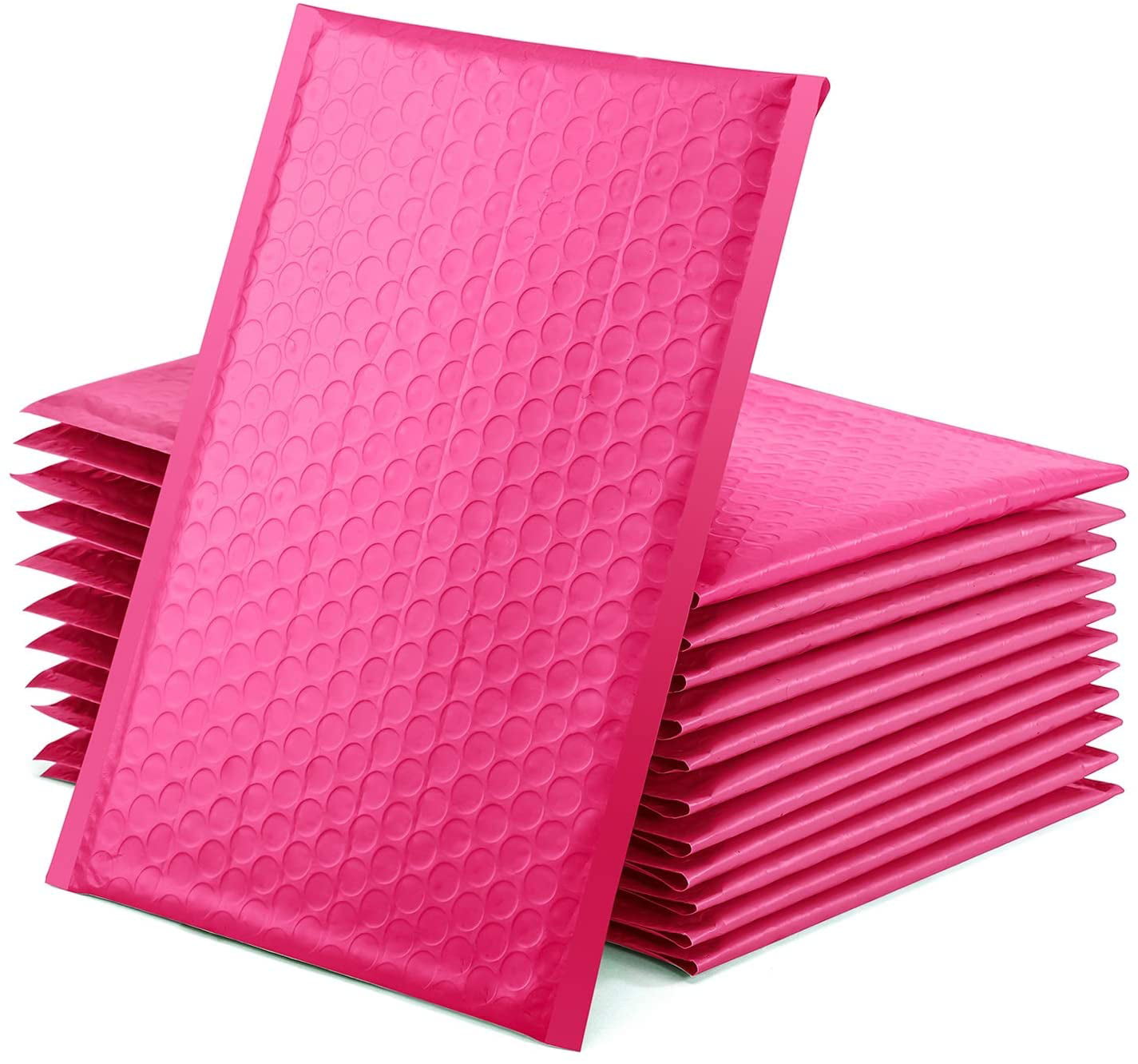 10 Hot Pink and Teal 6x9 Poly Bubble Mailers Bubble Padded Shipping Envelopes #0