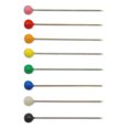 thumbnail image 3 of Épingles à tête en plastique UNIQUE CREATIV — Couleurs assorties, 27 mm × 0,65 mm, paquet de 300, 3 of 3