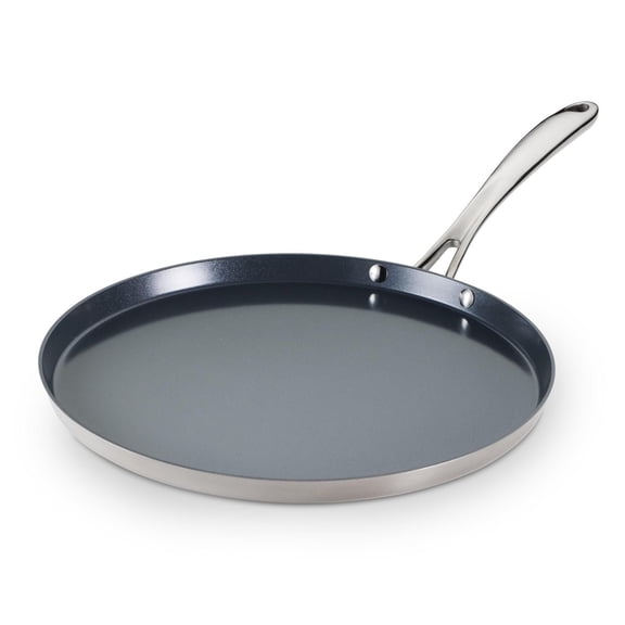 Dosa Tawa antiadhésif en céramique et acier inoxydable à triple épaisseur Tramontina Utsava