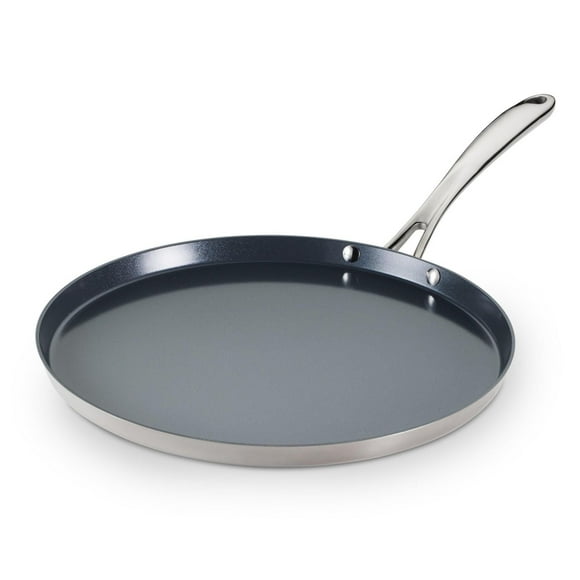 Tramontina Utsava Tri-Ply Clad Stainless Steel Ceramic Nonstick Dosa Tawa