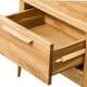thumbnail image 5 of Uxcell 4 Set Correderas de Cajón de Madera, 17-3/4 (45 CM) Guía Central de Madera Clásica con Soporte de Deslizamiento de Plástico, Kit de Reemplazo de Rieles Inferiores de Cajón de Madera, 5 of 5