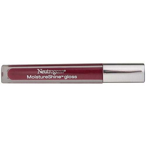 Neutrogena Moistureshine Lip Gloss, Wine Wellness 410, 0.12 oz
