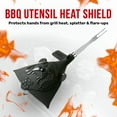 thumbnail image 5 of Grillbot Heat-Resistant BBQ Utensil Shield, BPA-Free Silicone, Universal Fit, Black, 5 of 8