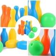 thumbnail image 4 of LIFKOME 1 Set Bowling Ball Set Bright Colors Educational Activity Indoor Play, 4 of 8