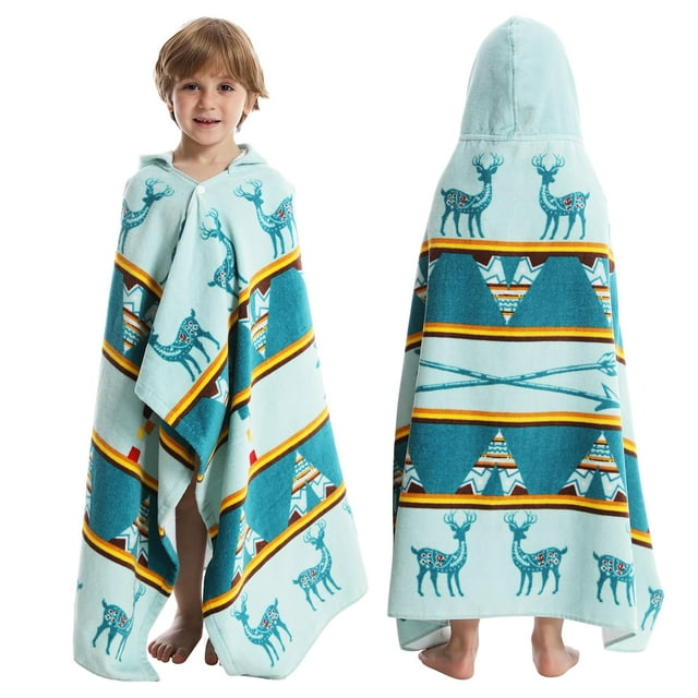Toalla Bavilk Kids con capucha 127 x 76 cm, 100% algodón absorbente
