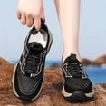 thumbnail image 6 of Men'S Breathable Mesh Slip-On Sneakers - with Non-Slip Rubber Sole, Black & Tan Design, Lace-Up Low Tops for All-Day Comfor ，Lightweight Casual Athletic Shoes, 6 of 9