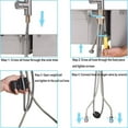 thumbnail image 4 of Kunova Single Control Kitchen Faucet in Brushed Nickel with Pull Out Sprayer, Single Handle Hot and Cold Water Swivel Pull Out Pre-Rinse Spout Kitchen Sink Taps with Deck Plate…, 4 of 7