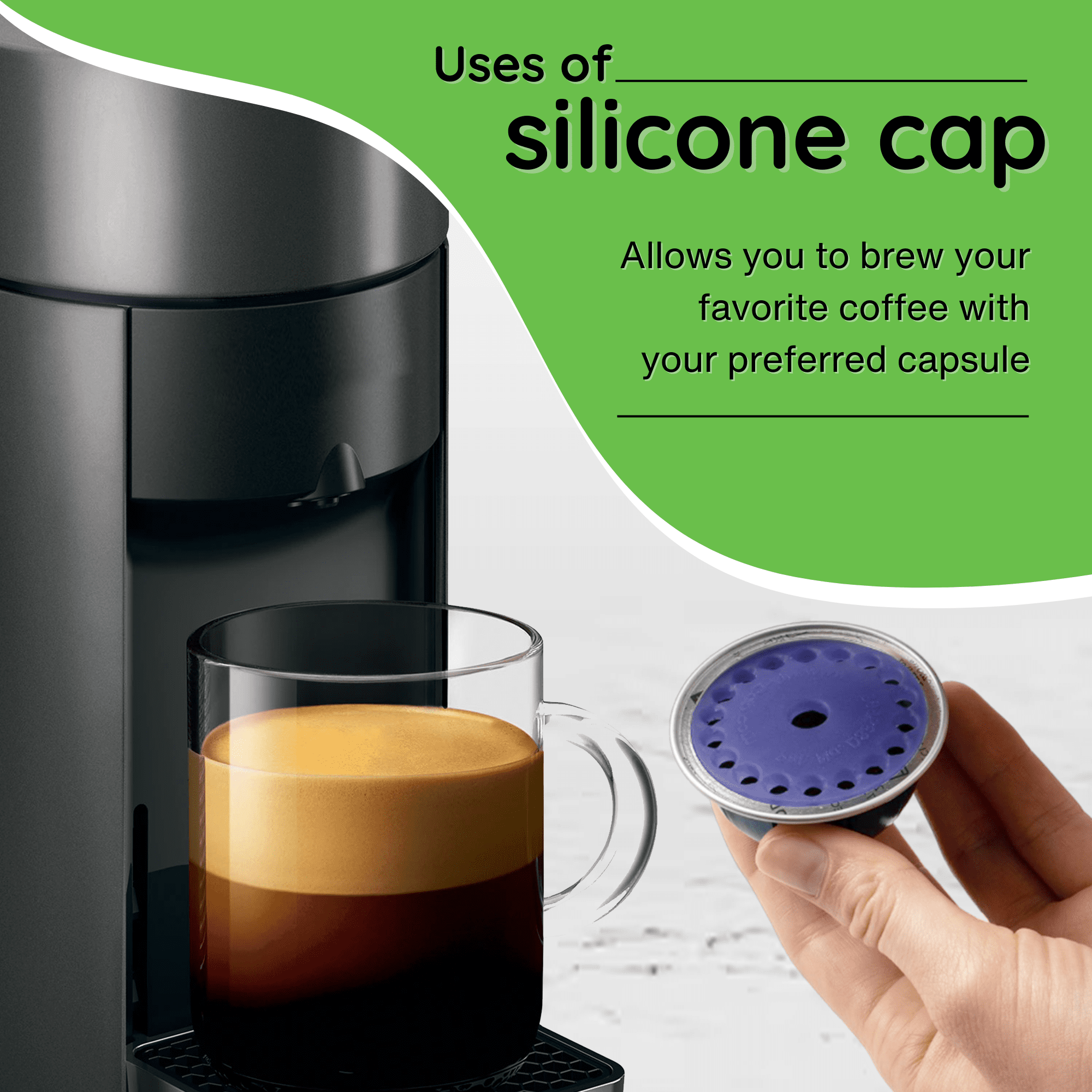 My-Cap Sampler Set for Nespresso  Vertuoline - Complete Solution to Make Your Own Capsules