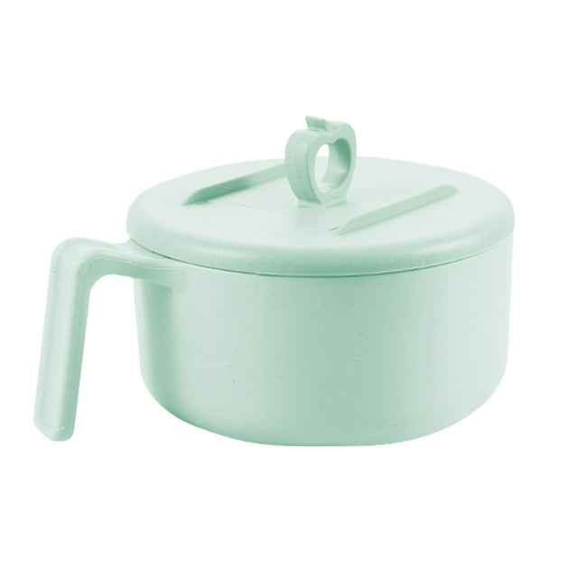 Microwave Bowl with Lid Indoor Tableware for Ramen and Pasta Reusable Design with Drain Function and Phone Stand