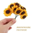 thumbnail image 7 of Raindrops 100pc Paper Sunflower Bouquet for Wedding Decor - Orange, 7 of 7