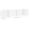 thumbnail image 4 of vidaXL H-Shaped Gabion Planter Steel Wire 260x40x60 cm, 4 of 4
