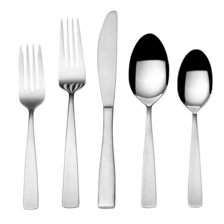 International Stainless Flatware - International Silver Maison Satin 67 Piece Stainless Flatware Set