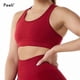 thumbnail image 5 of Sujetador deportivo con espalda descubierta para mujer, sujetadores de Yoga acolchados entrecruzados, Top corto de gimnasia sin costuras con soporte alto, ropa deportiva de realce para entrenamiento, 5 of 5