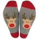 thumbnail image 2 of Calcetines navideños de algodón para hombre y mujer, con diseño de bloques de color, transpirables y con calcetines navideños de invierno., 2 of 3