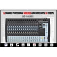 thumbnail image 7 of Boytone BT-160MX,16 Channel Bluetooth Studio Audio Mixer - DJ Sound Controller, USB MP3 Player, PC Recording, 15 XLR Microphone Port,14 Band EQ, Tape, CD Jack, 16BIT Digital Effect, Metal Case, 7 of 7