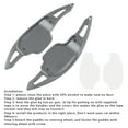 thumbnail image 4 of Steering Wheel Paddle Shifter Covers For Chevy Camaro 12-15 Aluminium Grey, 4 of 13