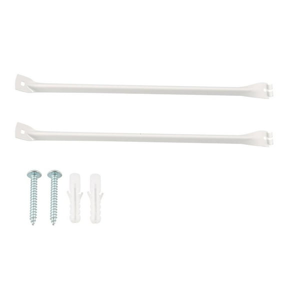 1Pair Closet Shelf Brackets Stable Support Wall Mounted Metal Wire Rack