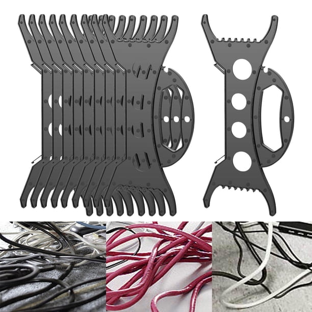 Soporte de almacenamiento de luces navideñas, 10 Uds., Cable de luz multiusos, envolturas de almacenamiento de luces navideñas para soporte de cables Macarena Soporte de almacenamiento de luces