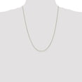thumbnail image 5 of Solid 14K Yellow Gold 1.1mm Spiga with Spring Ring Lock Chain - 24", 5 of 8