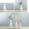 thumbnail image 4 of 1Pc Simplicity Ceramic Vase Creative Flower Vase Container European Style Household Decoration White Size L, 4 of 6