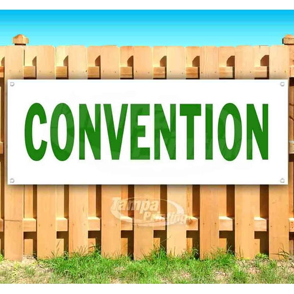 Convention 13 oz Vinyl Banner With Metal Grommets