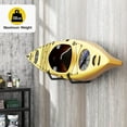thumbnail image 3 of Niffgaff Heavy Duty Garage Storage Hooks - 120 LB Capacity Wall Mounted Rack for Kayaks, Ladders, and Bikes, 3 of 8