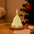 thumbnail image 4 of AuroraX Mini Scented Candles Christmas Tree-Sculpted Decorative Wax Candle with Natural Essential Oils,Christmas Tree Topper Party Decoration, 4 of 6