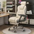 thumbnail image 2 of Ergonomic Computer Office Chair Gaming Boss Comfy Salon Living Room Office Chair Reclining Leather Sillon Oficina Furniture My Lux Decor Round, 2 of 7