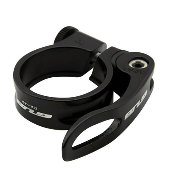 Eigraketly Tija de sillín de bicicleta de aluminio, ultraligera, de liberación rápida, para bicicleta de carretera, MTB, montaña, tija de sillín, Ciclismo negro 34.9 mm Eigraketly OD0176-02