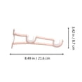thumbnail image 2 of FESTFENDS Curtain Pole Central Support Bracket Golden Aluminum Alloy 1Pcs, 2 of 8