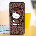 thumbnail image 3 of Phone Case For Samsung Galaxy S22 S21 S20 FE Ultra S10 S9 S8 Plus S10e Note 20Ultra 10Plus Shell Hello Kitty Leopard Print Love LXY, 3 of 7