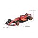 thumbnail image 3 of Bburago 1:43 Ferrari 2024 SF24 # 16 # Coche de fórmula de carreras 55 F1, simulación estática, modelo de aleación fundida a presión, 3 of 5