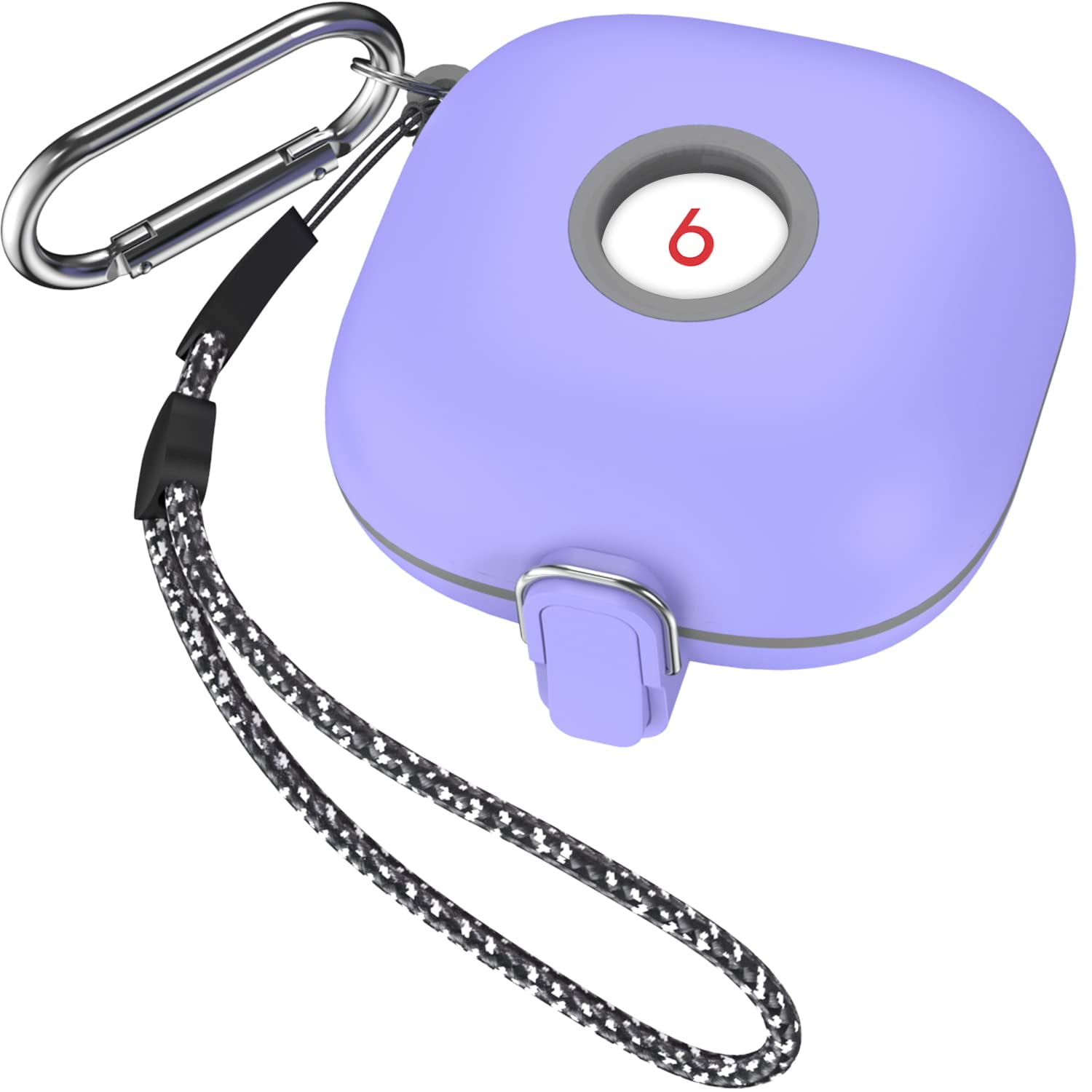 QIUDAOY Beats Fit Pro Case with Security Lock, Hard Shell Protective