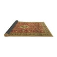 thumbnail image 2 of Ahgly Company Indoor Square Medallion Brown Traditional Area Rugs, 5' Square, 2 of 4
