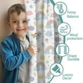 thumbnail image 3 of Blackout Kids Curtains,Pastel Fairy Rainbow Pattern Childrens Insulated Curtains Set Of 2,Bedroom Essentials,Toddler Room Decor 42"x63", 3 of 5